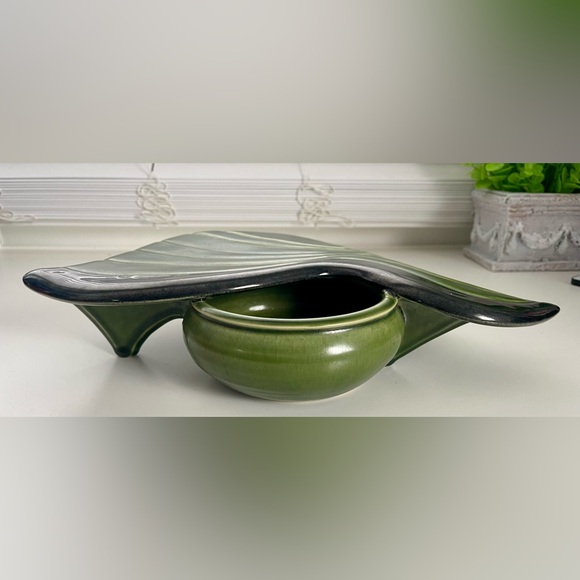 Peter Jansons Pottery PEI Canada Hand Thrown Ikebana Flower Vase Signed - Picture 7 of 11